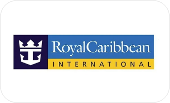 A logo of royal caribbean international