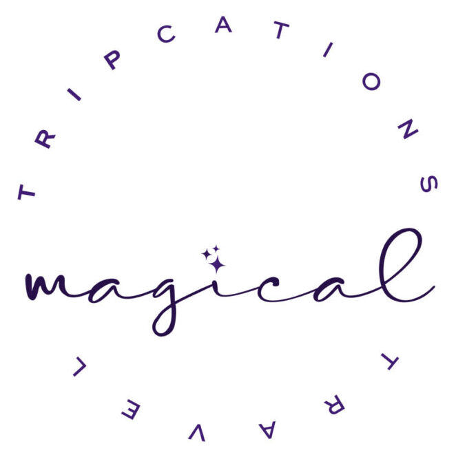 A purple circle with the word " magical " written in it.